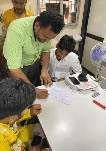 Old marriage registration