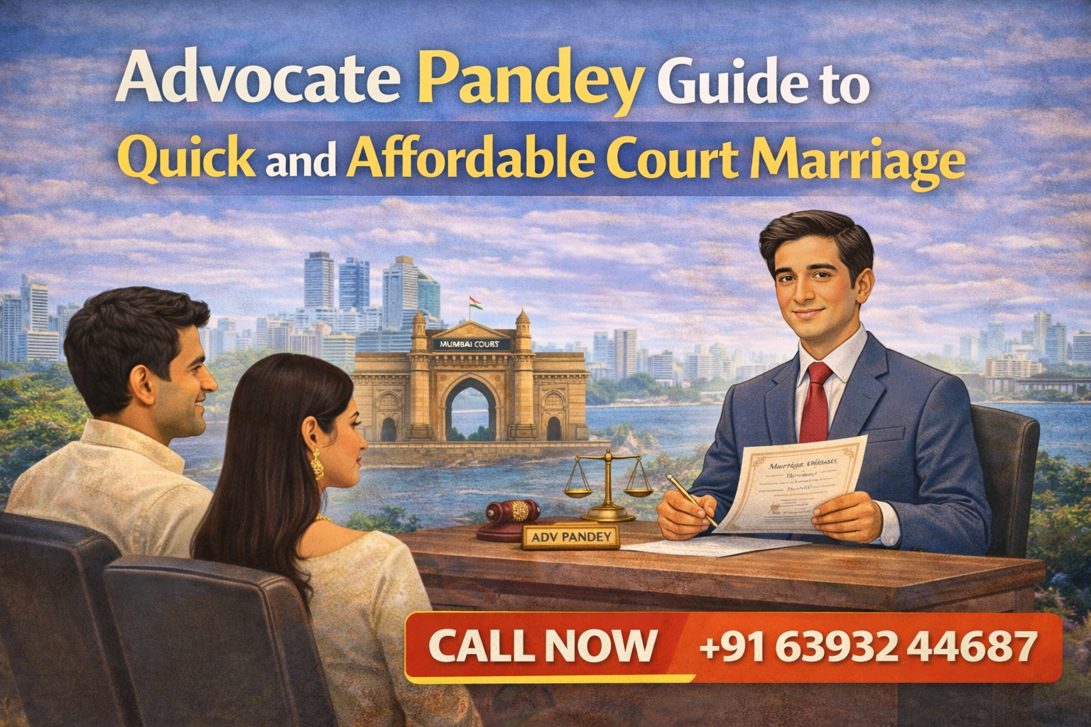 Advocate Pandey Guide to Quick and Affordable Court Marriage​