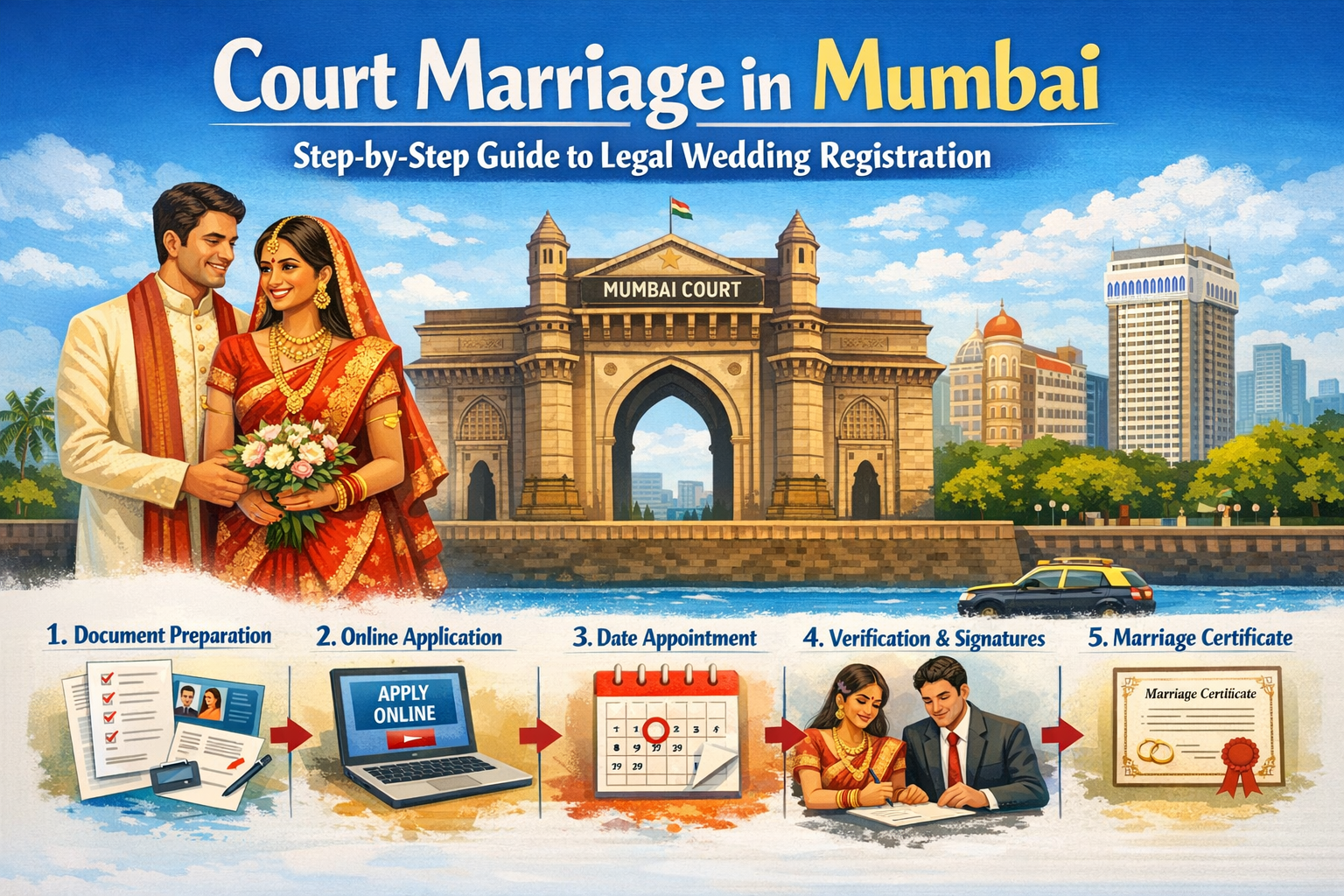 Court Marriage in Mumbai Step-by-Step Guide to Legal Wedding Registration